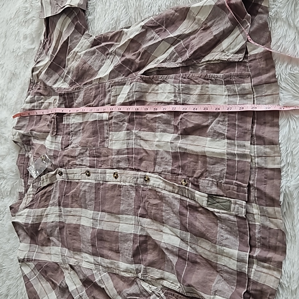 Free People We The Free Summer Serenade Linen Top NWOT - Picture 8 of 10